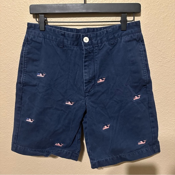 Vineyard Vines Other - Vineyard Vines Men’s Patriotic Whale Patterned Blue Shorts